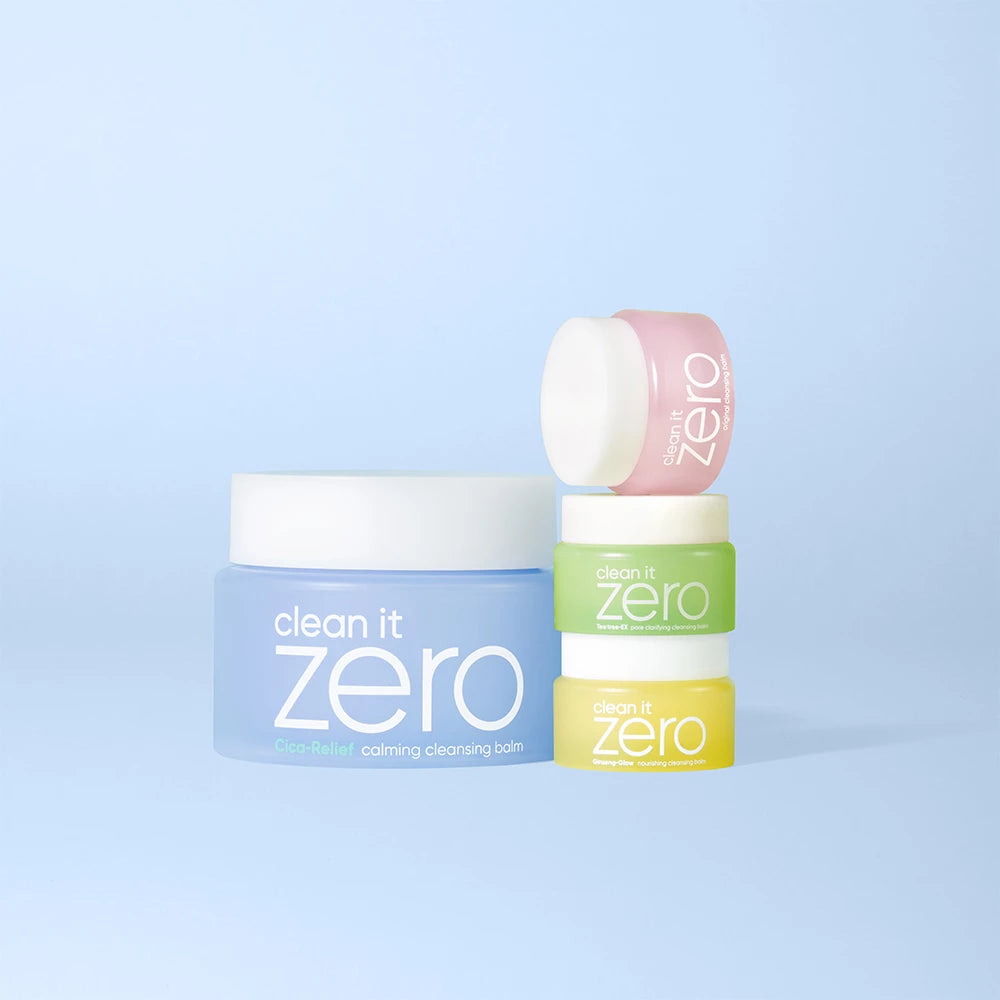 BANILA CO Clean it Zero Cleansing Balm Calming Set - Set mit Centella Asiatica und Madecassosid zur Tiefenreinigung und Stärkung der Hautbarriere - 100 ml
