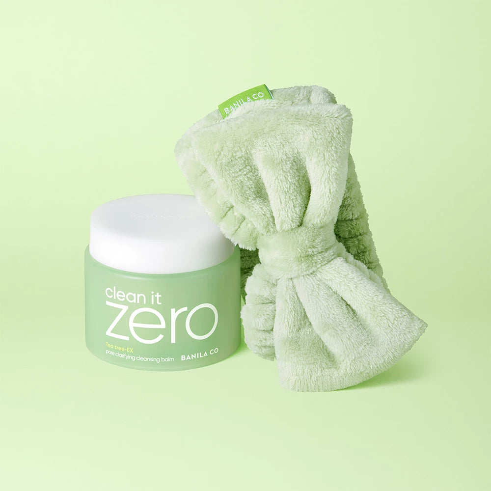 BANILA CO Clean it Zero Reinigingsbalsem Poriën Clarifier Set - set met salicylzuur en tea tree olie, helpt bij het verwijderen van make-up en het schoonhouden van de poriën - 180 ml