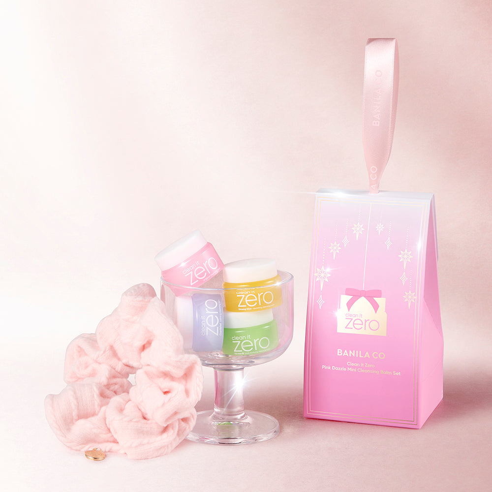 Clean it Zero Pink Dazzle Mini Reinigungsbalsam-Set
