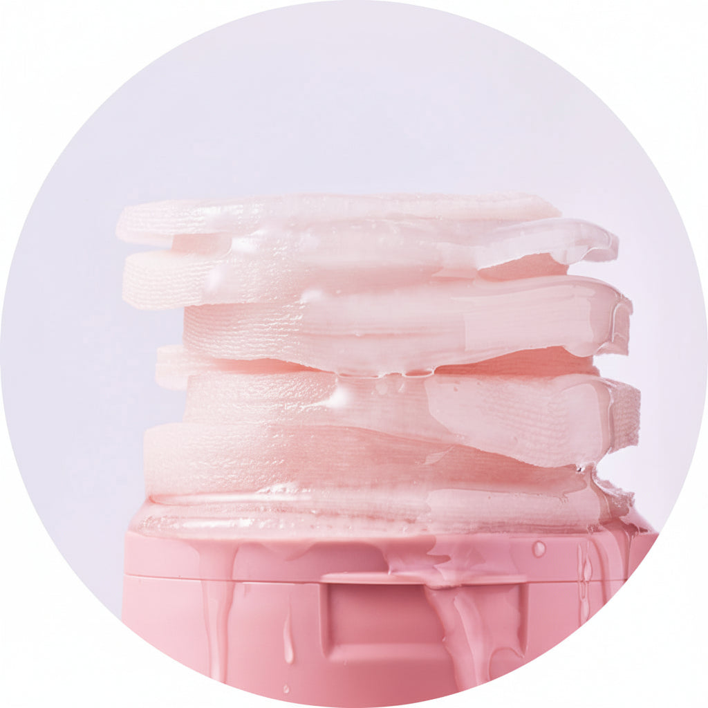 HOUSE OF HUR Clearing Skin Prep Essence Pad - toner de fata formulat cu AHA si BHA, care contribuie la curatarea in profunzime a pielii dupa spalare si la metinerea unui aspect proaspat - 70 buc