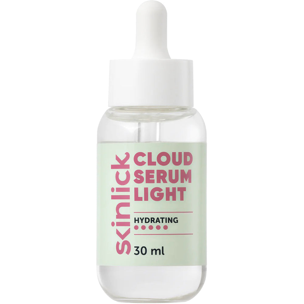 SKINLICK Cloud Serum Light - Gesichtsserum mit Reiswasser und Hyaluronsäure zur Hydratisierung und Aufpolsterung der Haut - 30 ml