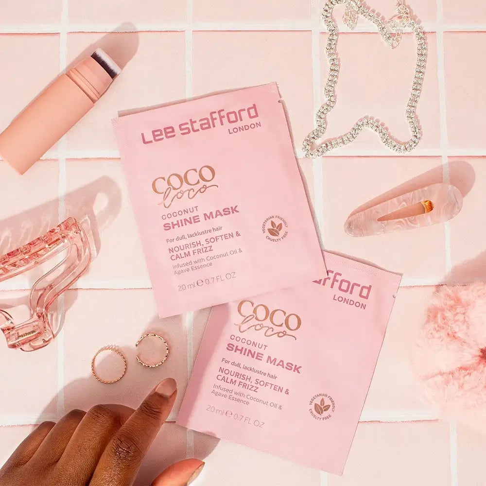LEE STAFFORD Coco Loco Kokos Glanz Maske Haarmaske - Feuchtigkeit und Glanz, 20 ml