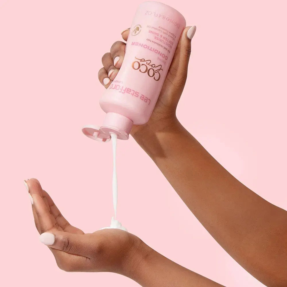 LEE STAFFORD Coco Loco Shine Conditioner - Balsam cu ulei de cocos si agave pentru par uscat, 250 ml