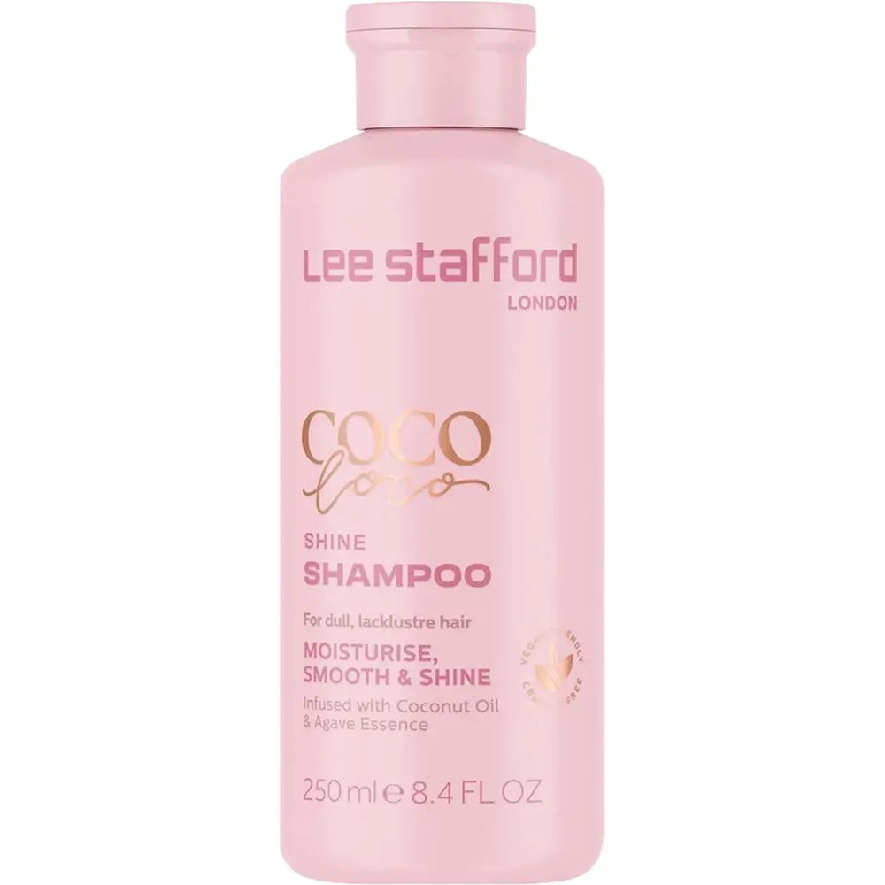 LEE STAFFORD Coco Loco Shine Shampoo - Shampoo mit Kokosöl und Agavendicksaft zur Feuchtigkeitspflege und Glanzsteigerung - 250 ml