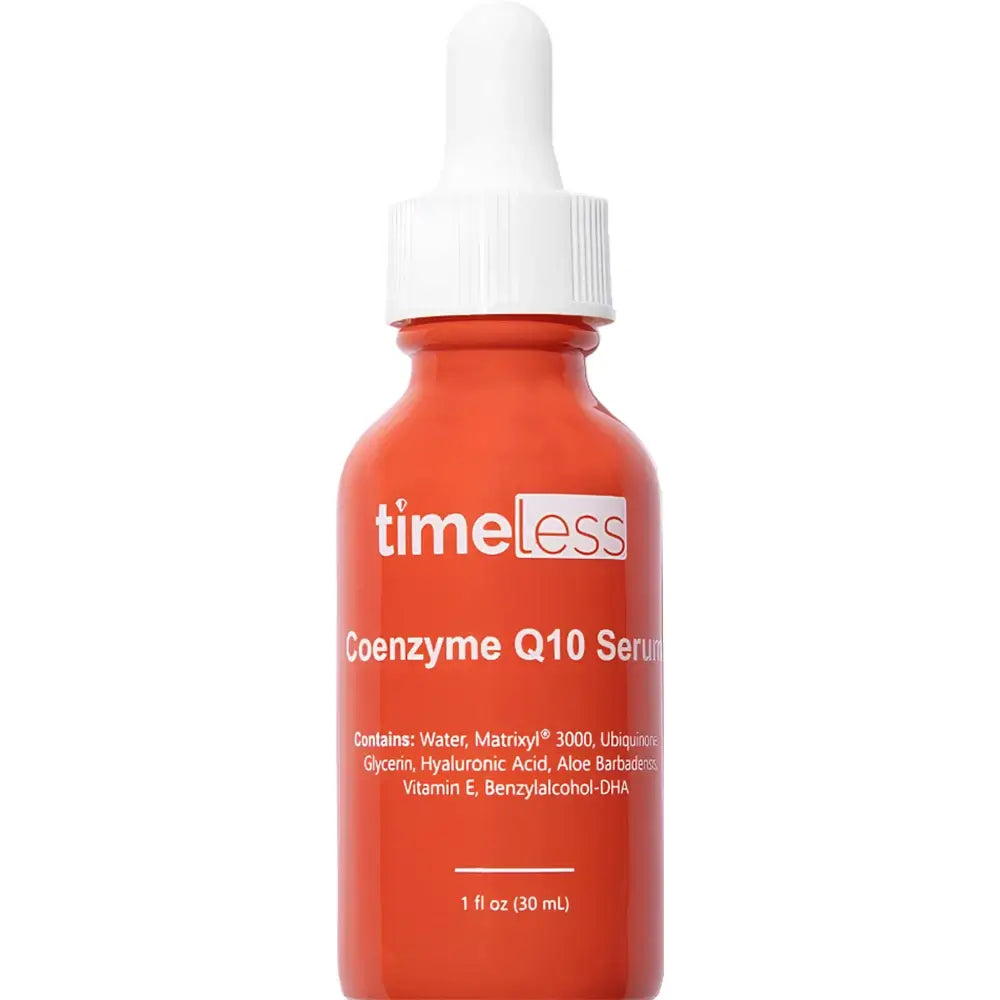 TIMELESS SKIN CARE Erneuerndes Jugendserum Q10 - Anti-Falten, Straffung und intensive Feuchtigkeitspflege, 30 ml