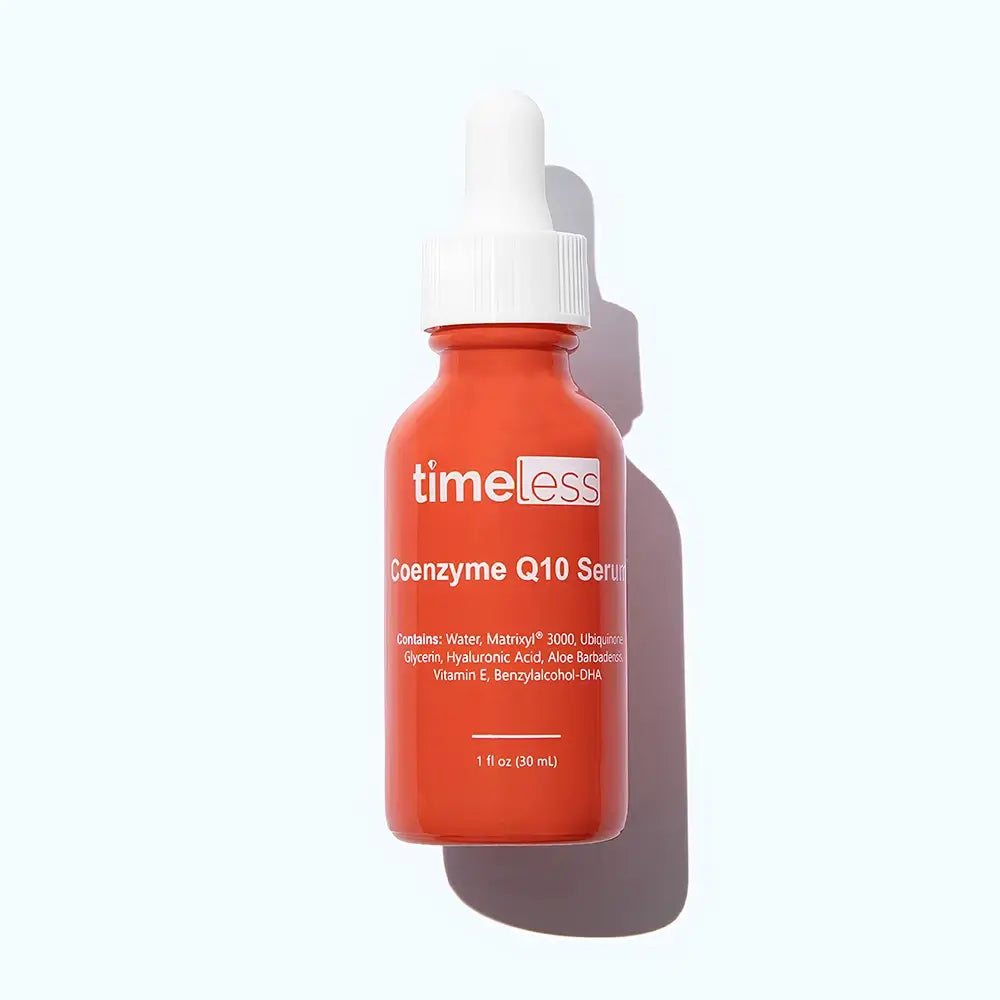 TIMELESS SKIN CARE Erneuerndes Jugendserum Q10 - Anti-Falten, Straffung und intensive Feuchtigkeitspflege, 30 ml