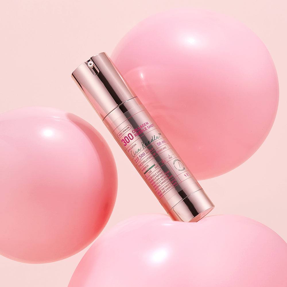 VT COSMETICS Collagen Reedle Shot 300 - Gesichtsserum mit hydrolysiertem Kollagen und Hyaluronsäure für Feuchtigkeit und Fülle - 50 ml