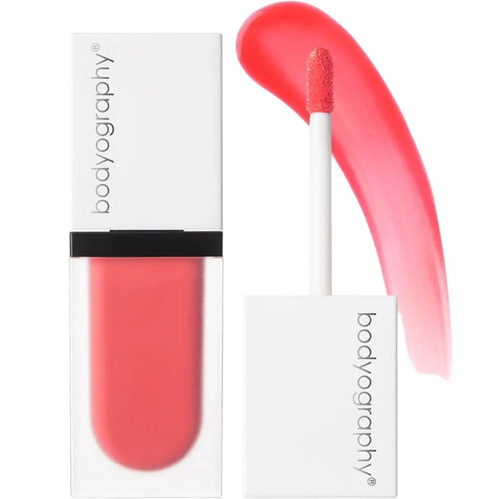 BODYOGRAPHY Color Cassette Liquid Blush Lip - MELODY - Coral Pink