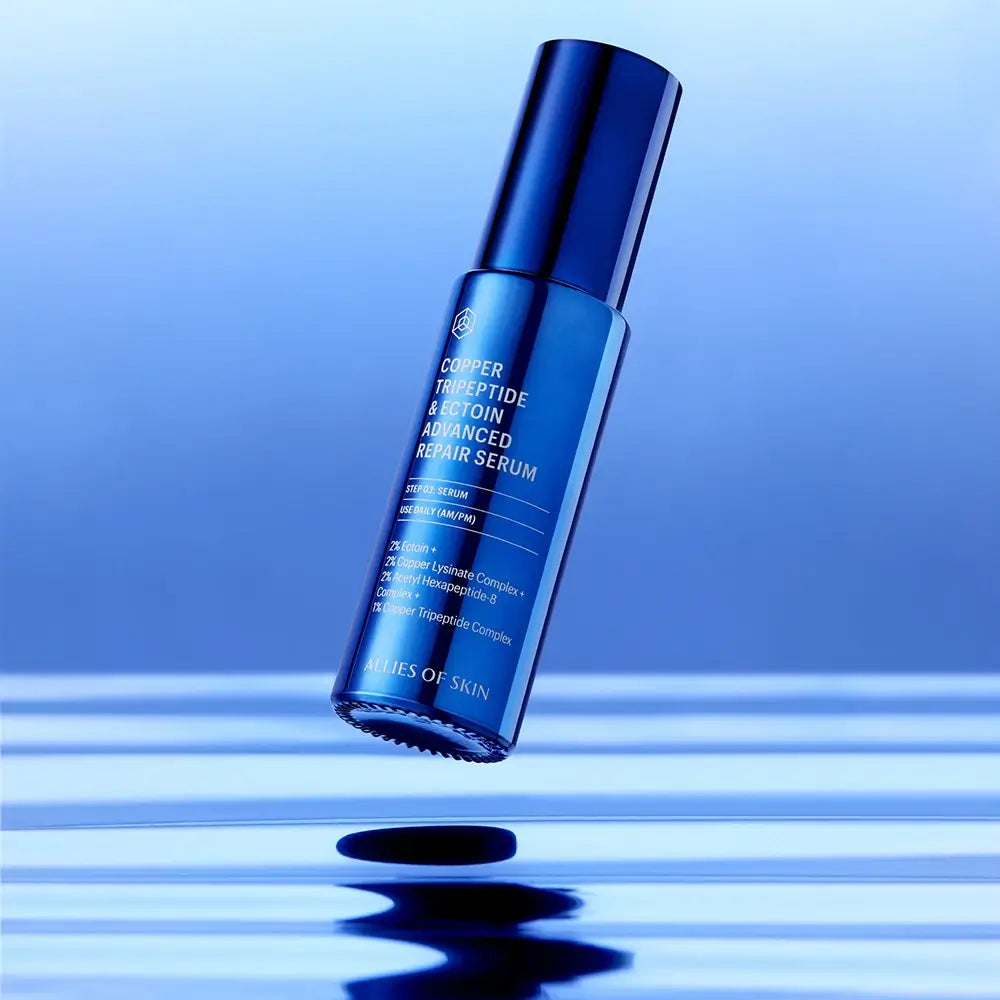 ALLIES OF SKIN Advanced Repair Serum mit Kupferpeptid und Ectoin - Intensive Reparatur und Faltenberuhigung, 30 ml
