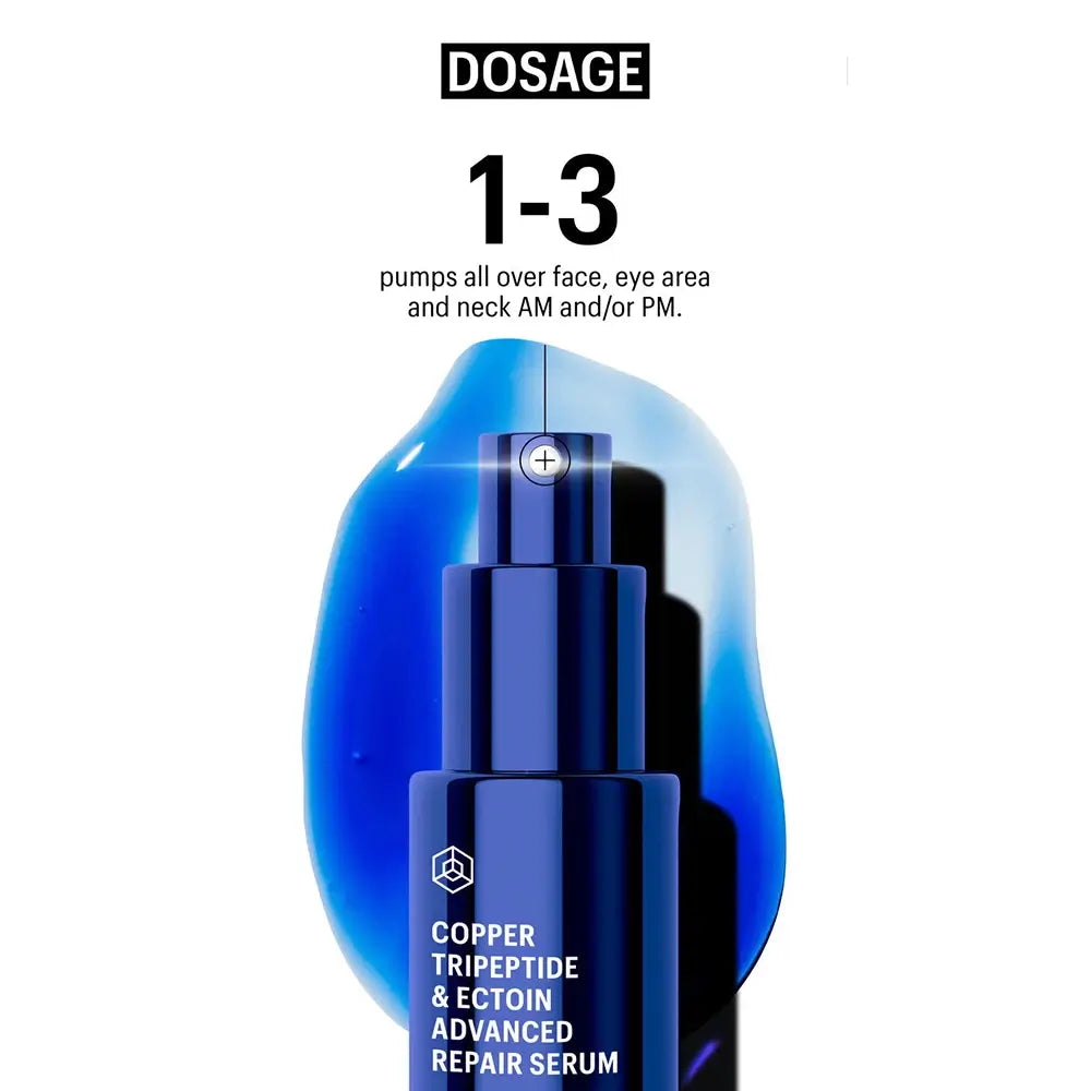 ALLIES OF SKIN Advanced Repair Serum mit Kupferpeptid und Ectoin - Intensive Reparatur und Faltenberuhigung, 30 ml
