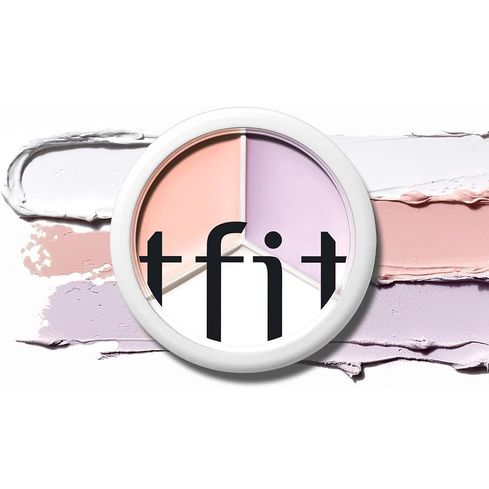 TFIT Cover Up Pro Concealer - corector pentru corectie precisa si localizata, bazata pe corectia prin culori complementare, cu nuantele Clear White/ Salmon Pink/ Milky Purple - 15 gr - B01 Corrector