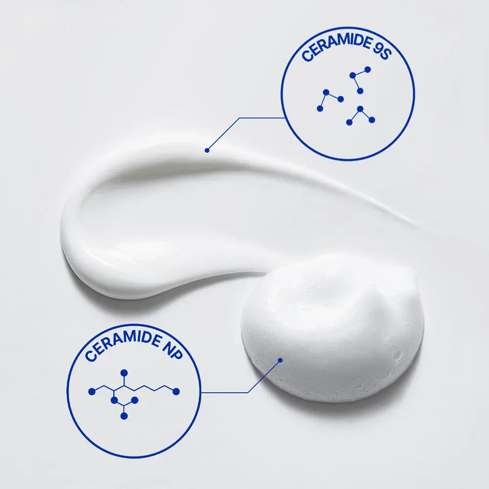 REAL BARRIER Cream Cleansing Renewal Schaumreiniger für empfindliche und trockene Haut - Sanfte Reinigung und intensive Feuchtigkeitspflege, 120 ml