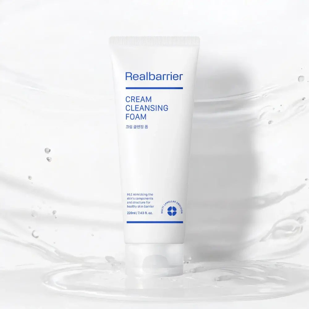 REAL BARRIER Reinigungscreme Erneuerung Reinigungsschaum für empfindliche und trockene Haut - Feuchtigkeit und Schutz mit Ceramiden, 220 ml