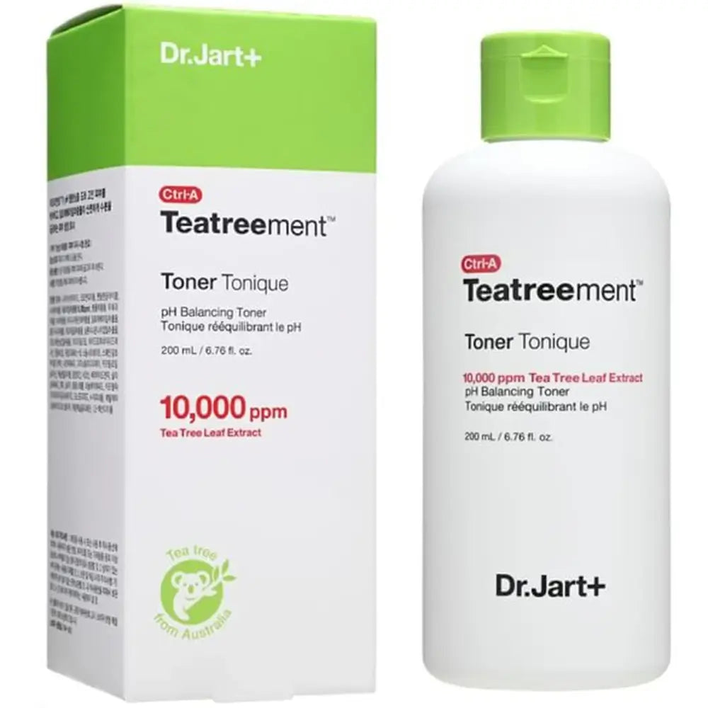 DR.JART+ Ctrl-A Teatreement - Gesichtswasser mit Teebaum und Vitamin B3, das hilft, überschüssige Unreinheiten und Öl zu entfernen und den Haut-pH-Wert auszugleichen - 200 ml
