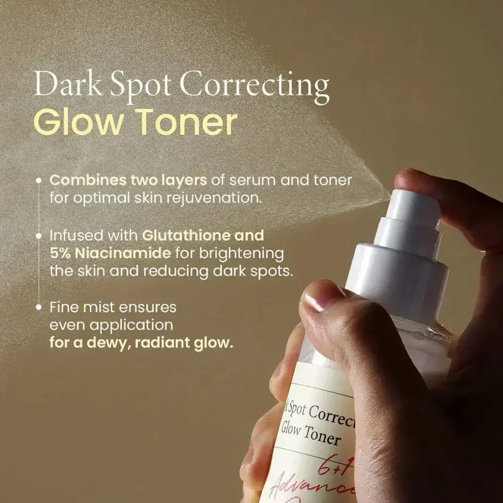 AXIS-Y 6+1+1 Dark Spot Correcting Glow Toner Gesichtsbifazik - Korrigiert Pigmentflecken und stellt die Haut zum Strahlen, 125 ml