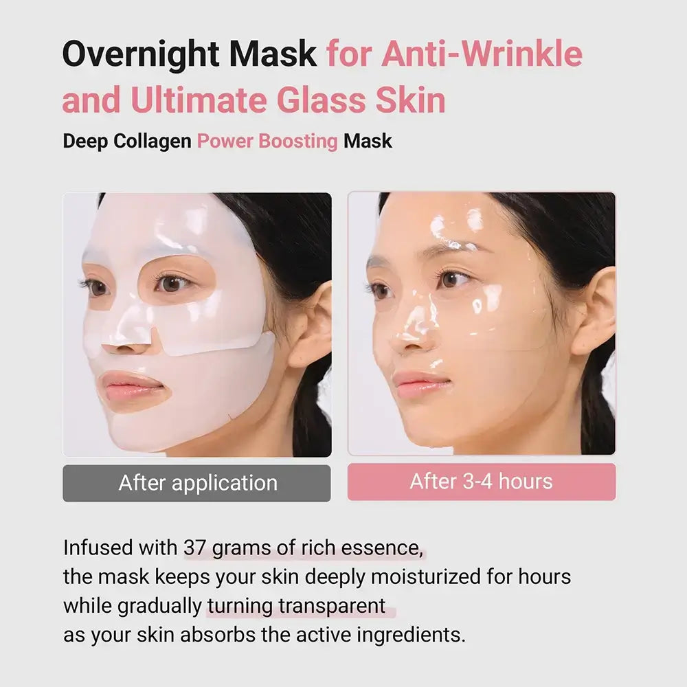SUNGBOON EDITOR Tiefes Kollagen Gesichtsmaske - Intensive Feuchtigkeitsversorgung und Lifting-Effekt mit Kollagen, 37 g