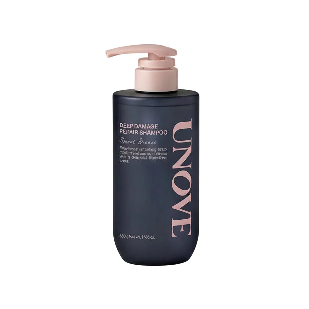 UNOVE Deep Damage Repair - Shampoo mit Proteinen und Aminosäuren, das zur Reparatur von geschädigtem Haar beiträgt und die Feuchtigkeit bewahrt - 500 ml