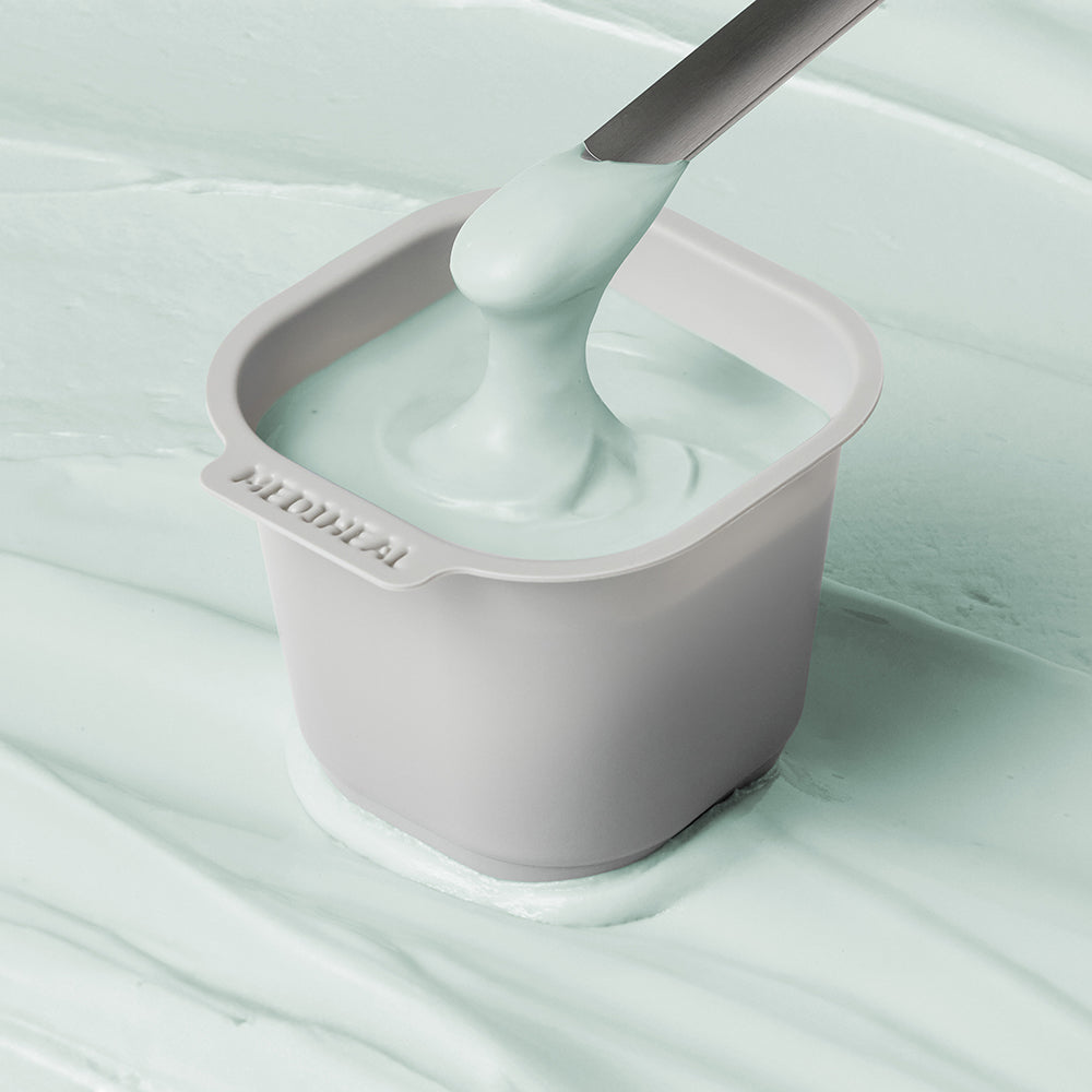 MEDIHEAL Derma Modeling Pack Teatree Calming - masca de fata formulata cu Tea Tree si panthenol, care contribuie la calmarea pielii si la echilibrarea excesului de sebum - 28 gr