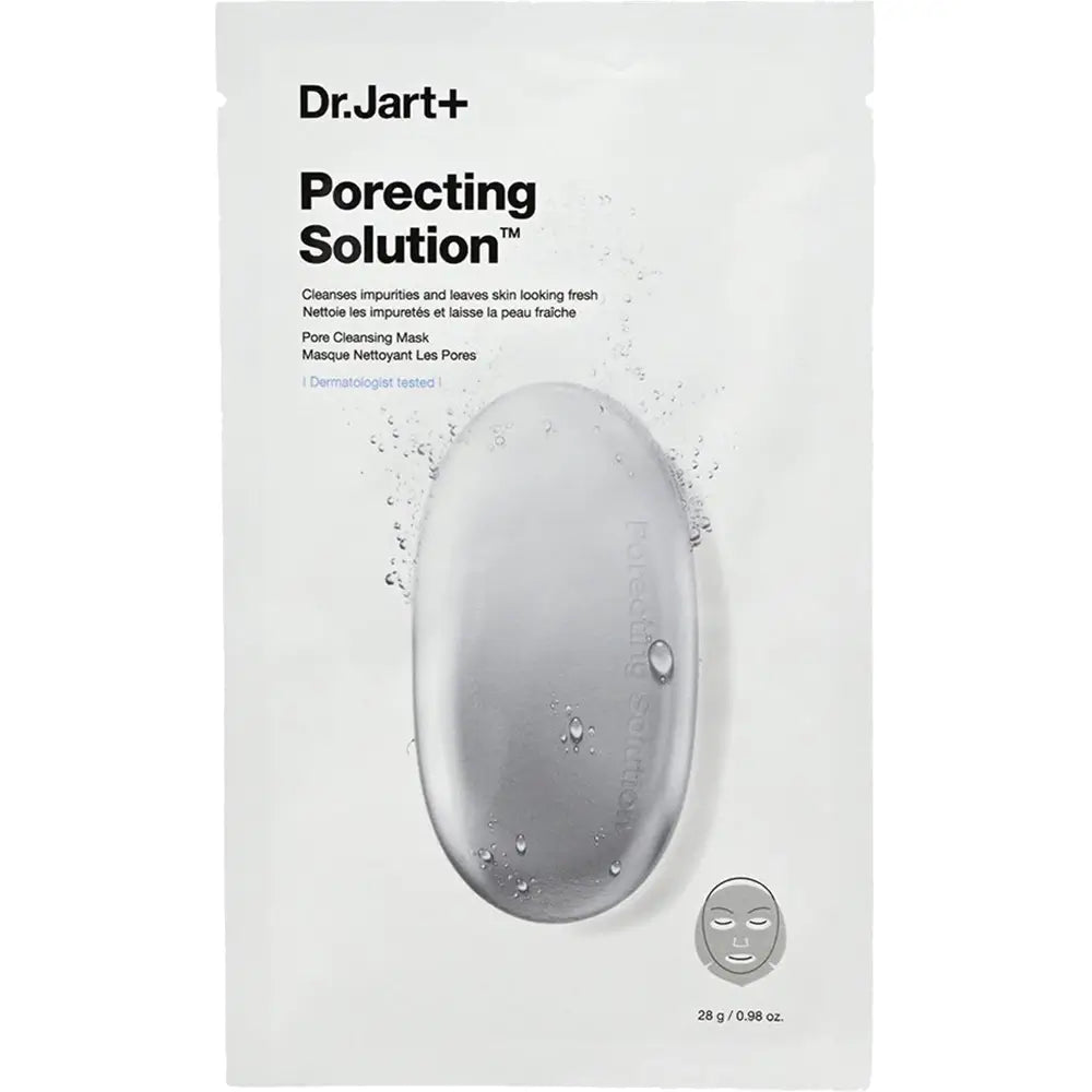 DR.JART+ Dermask Porecting Solution - Gesichtsmaske mit Aktivkohle und Glycerin zur Reinigung von Unreinheiten und zur Aufrechterhaltung der Hautfeuchtigkeit - 28g