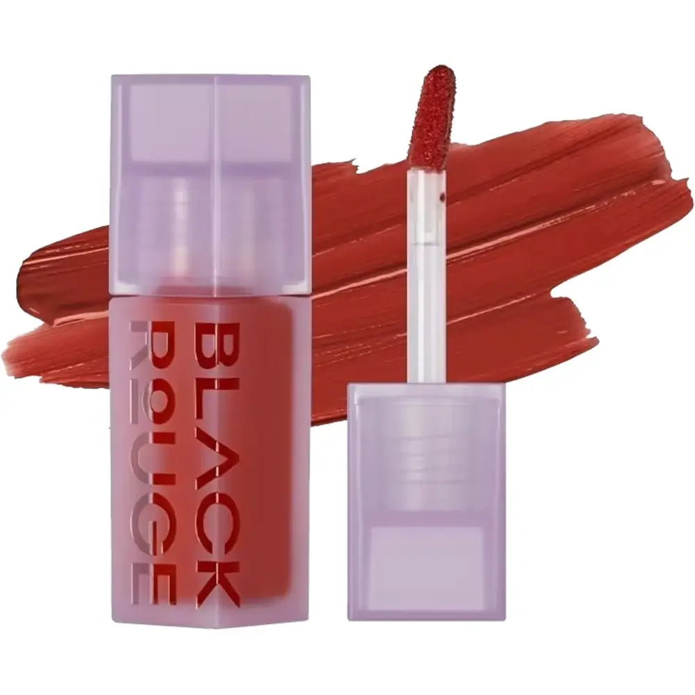BLACK ROUGE Double Layer Over Velvet Lippenstift DL12 Cubism Brick - Langanhaltende Farbe und intensive Feuchtigkeit, 4.5g