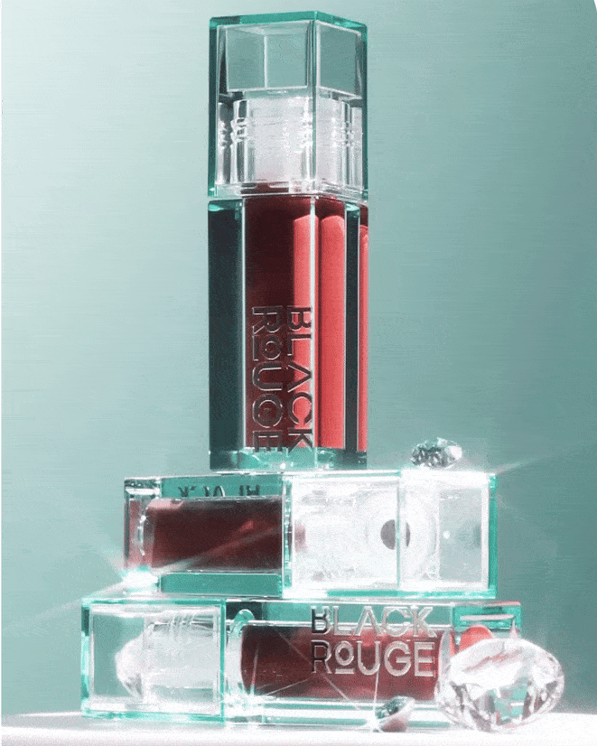 BLACK ROUGE Double Layer Over Velvet 3 - Lippenstift mit intensen Pigmenten und feuchtigkeitsspendenden Inhaltsstoffen, für langanhaltende Feuchtigkeit und Farbe - 4,1gr - DL17 Red Sapphire