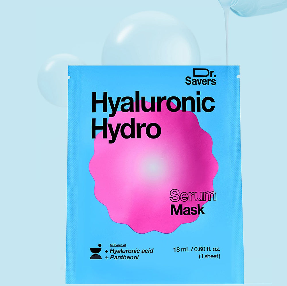 Dr. Savers Hyaluronsäure Hydro Maskenblatt Gesichtsmaske 18 ml