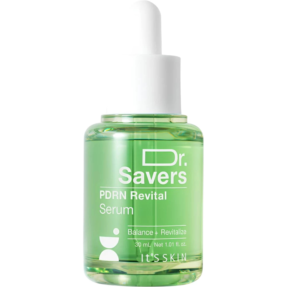 IT'S SKIN Dr. Savers PDRN Revital Serum - Gesichtsserum mit Hydrolyzed DNA (pflanzliches PDRN) und Ceramid NP, das zur Hautregeneration und Aufrechterhaltung der Hautbarriere beiträgt - 30 ml