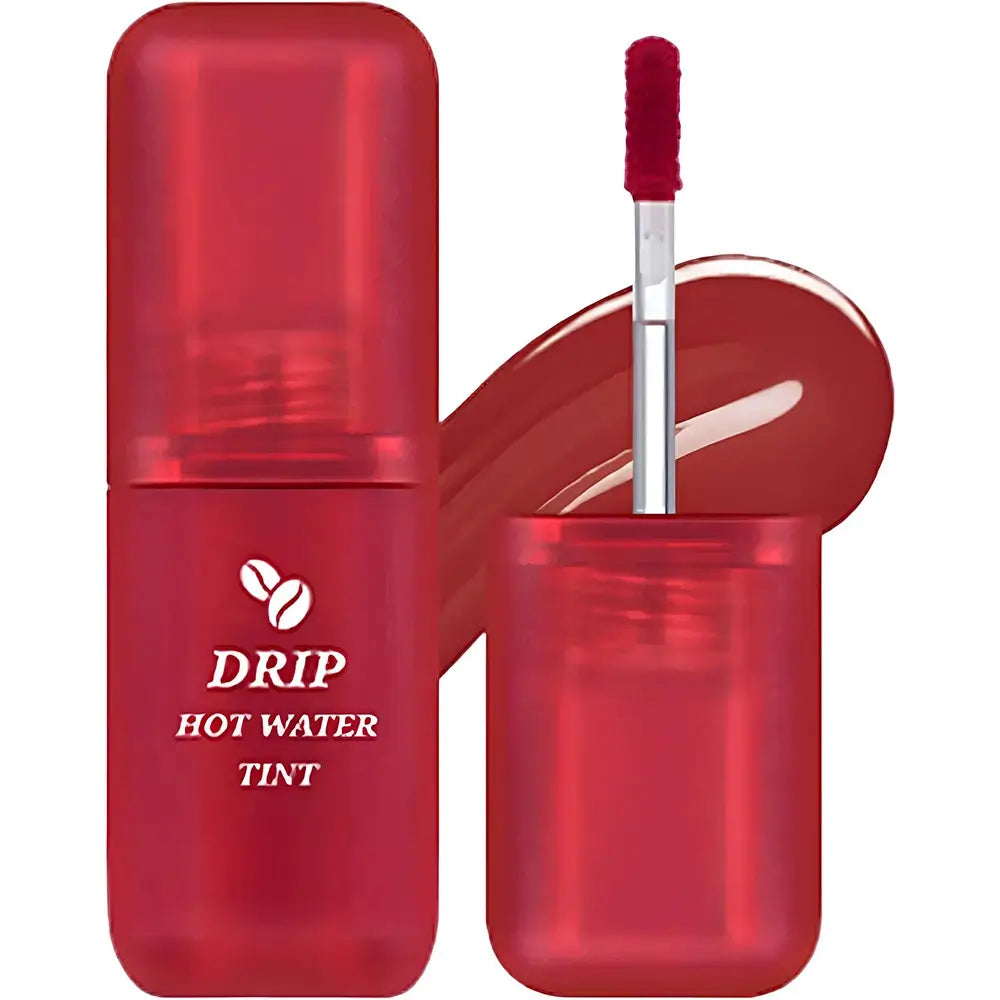 BLACK ROUGE Drip Hot Water Tint - Lippenstift mit Kaffee & feuchtigkeitsspendenden Inhaltsstoffen für ein mattes Finish - 4,5 g - LV10 Maple Roasting