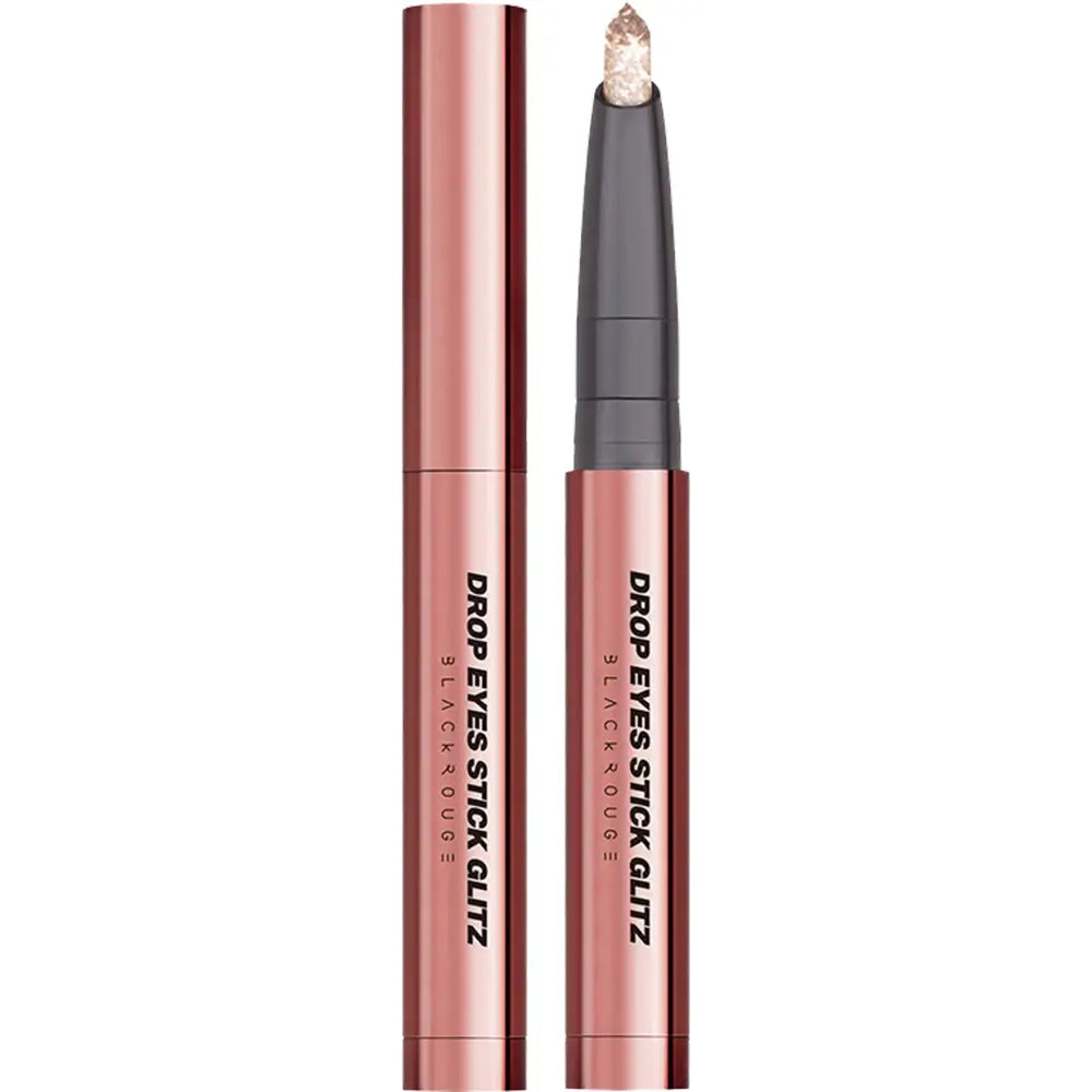 BLACK ROUGE Drop Eyes Stick Glitz Lidschattenstift D06 Infinity Glitz - Holografischer Schimmer und Wasserfest, 1,2g