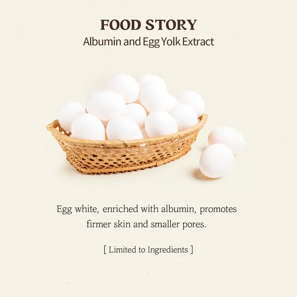 SKINFOOD Egg White Spuma de Curatare pentru Fata - Minimizare Pori si Control Sebum, 150 ml
