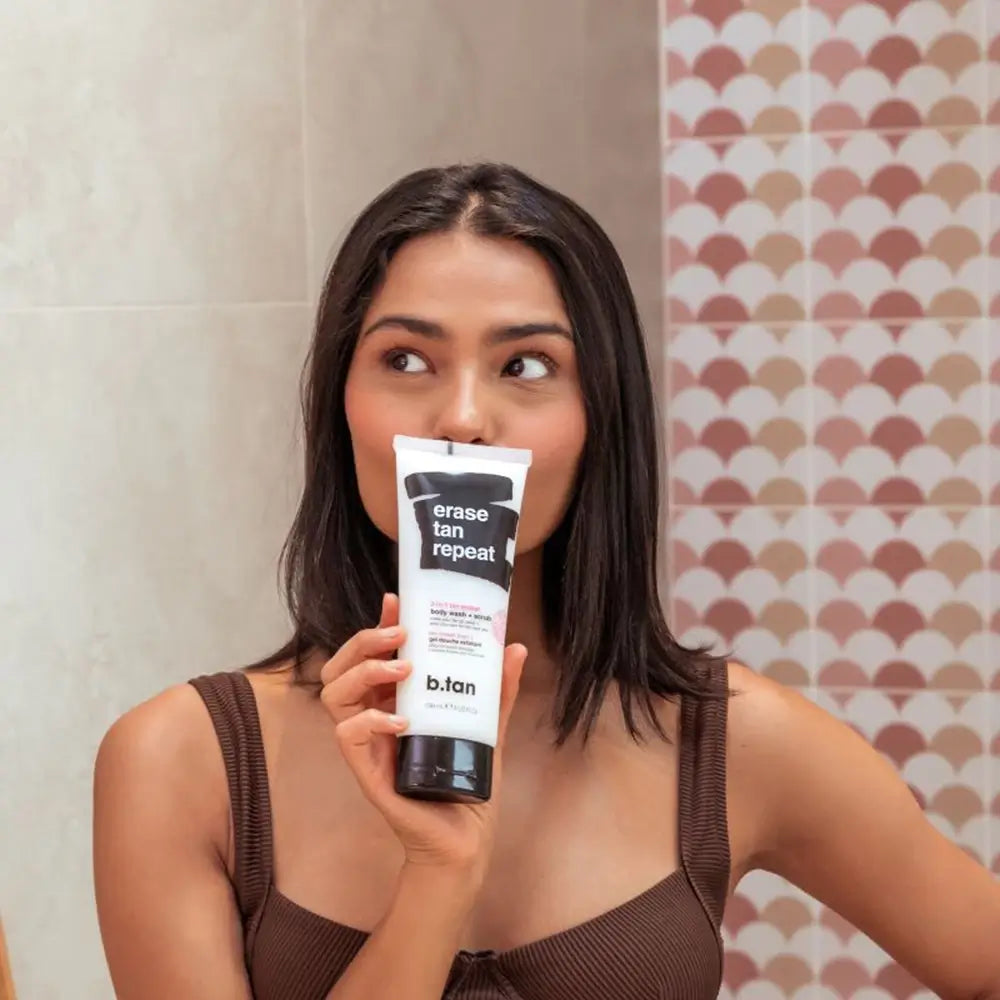 B.tan Erase Tan Repeat Duschgel Peeling