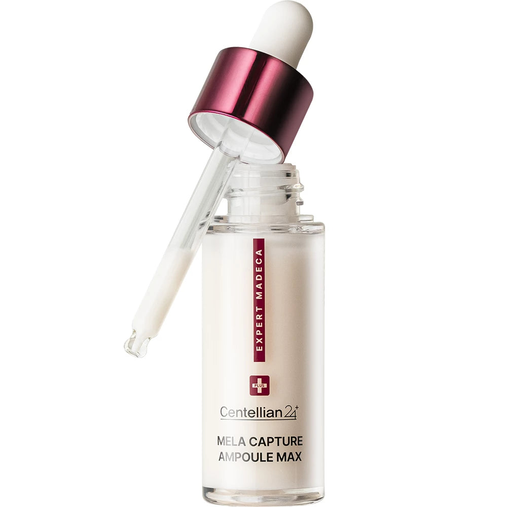 CENTELLIAN24 Expert Madeca Mela Capture Ampoule Max - Gesichtsserum mit MadeWhite Max und Niacinamid zur Korrektur von ungleichmäßigem Hautton und zur Reduzierung von Pigmentflecken - 3 x 15 ml