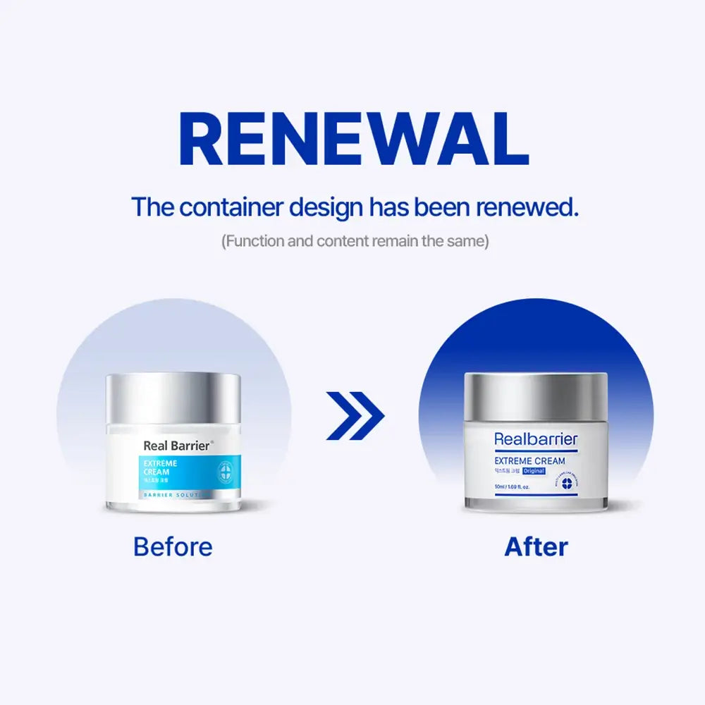REAL BARRIER Extreme Renewal Creme Ultra-Hidratanta - Reparare Bariera si Hidratare Intensa 72H, 50 ml