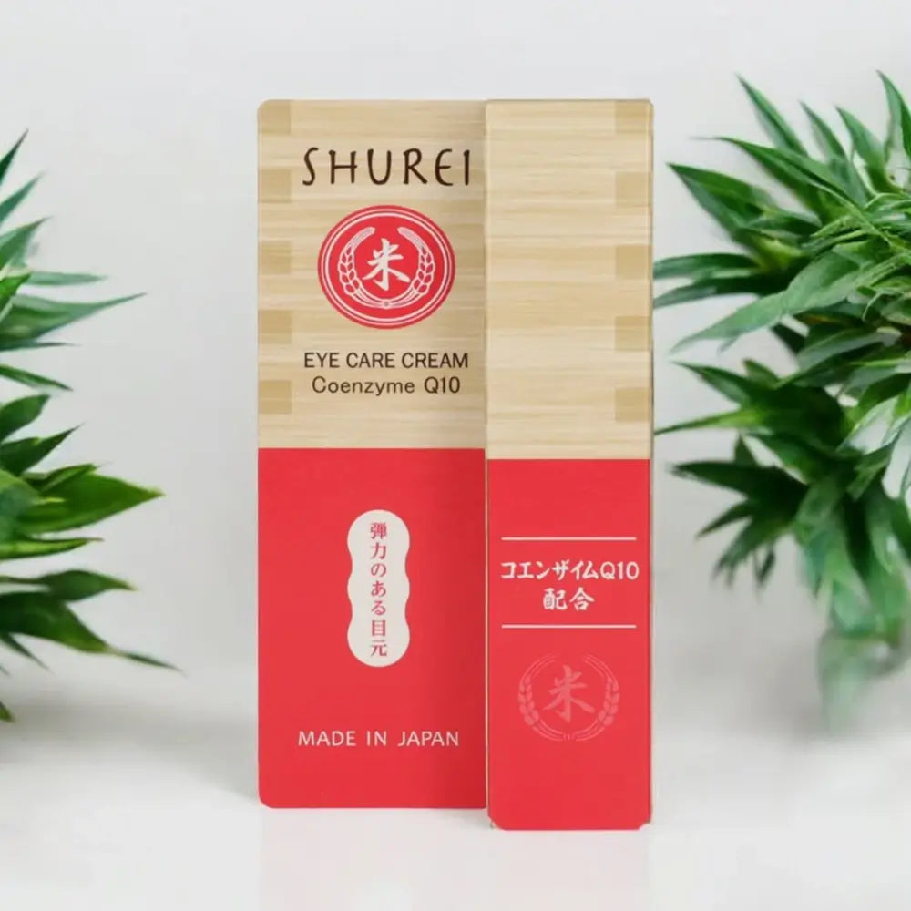 SHUREI Augencreme Q10 - Augencreme mit Coenzym Q10 formuliert, die zum Schutz der Haut vor negativen Umwelteinflüssen beiträgt - 15 g