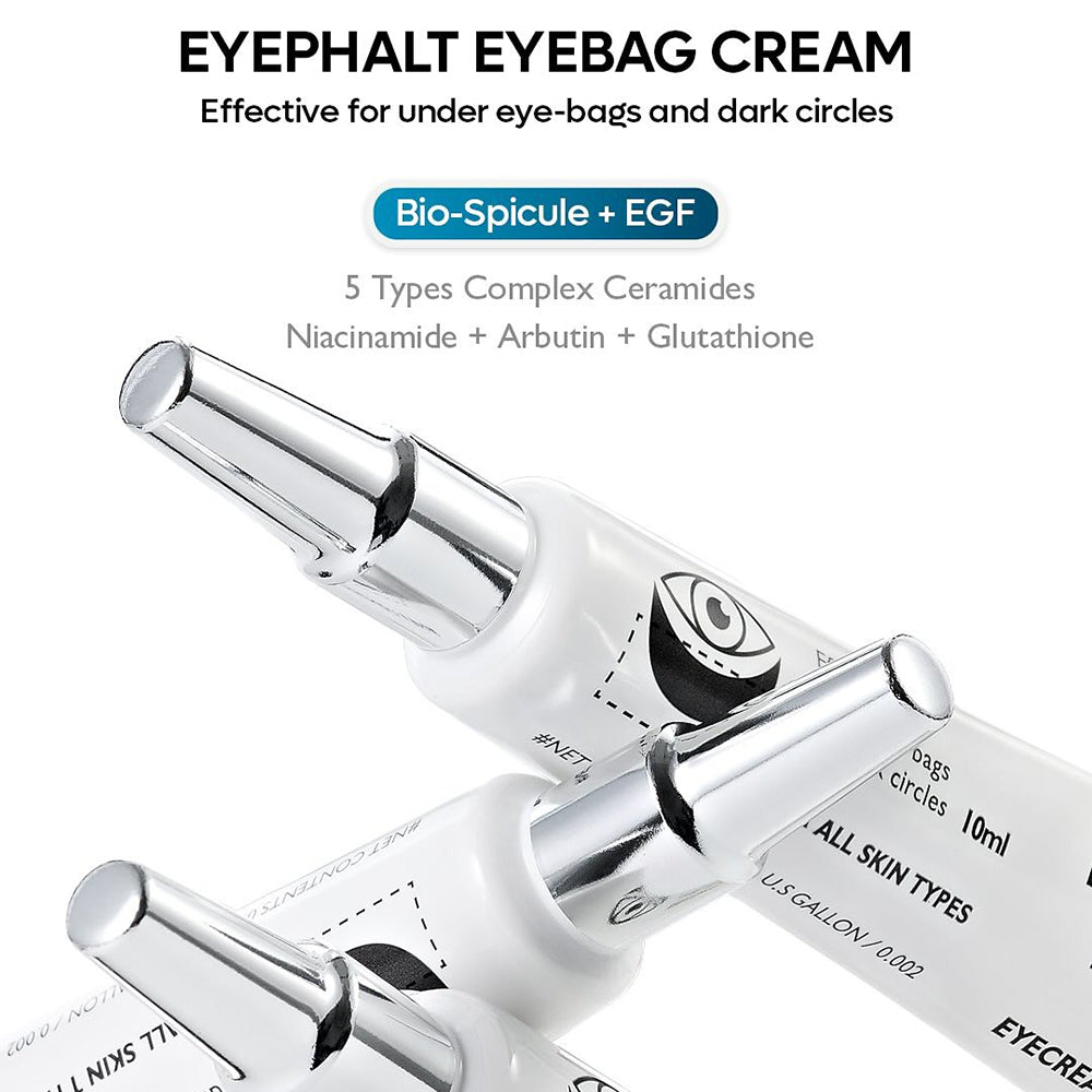 Dr. Melaxin EYEPHALT Augencreme - Augencreme mit Niacinamid Vitamin B3 und Arbutin, die zur Aufhellung von Augenringen und zur Vereinheitlichung des Hauttons beitragen - 10 ml