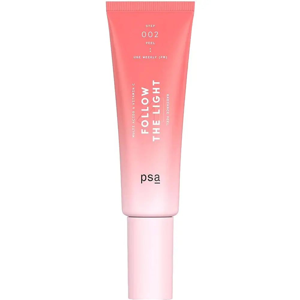 PSA Follow the Light - Peeling mit Glykolsäure und Milchsäure zur Entfernung abgestorbener Hautzellen und zur Erhaltung der Hautleuchtkraft - 50 ml