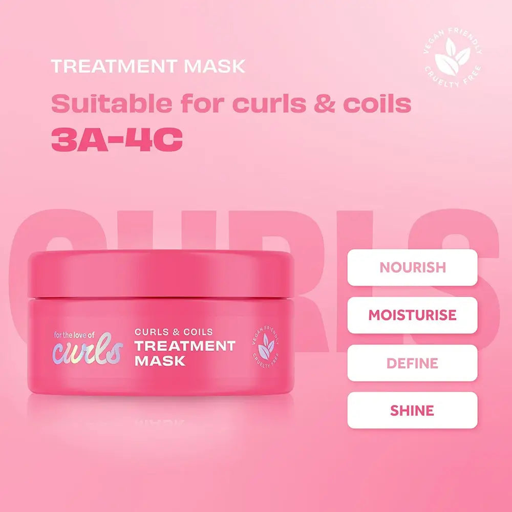 LEE STAFFORD For The Love Of Curls Locken & Zöpfe Intensivpflege - Haarkur mit Sheabutter und Proteinen zur Feuchtigkeitspflege von gewelltem Haar und zur Verbesserung der natürlichen Lockendefinition - 200 ml