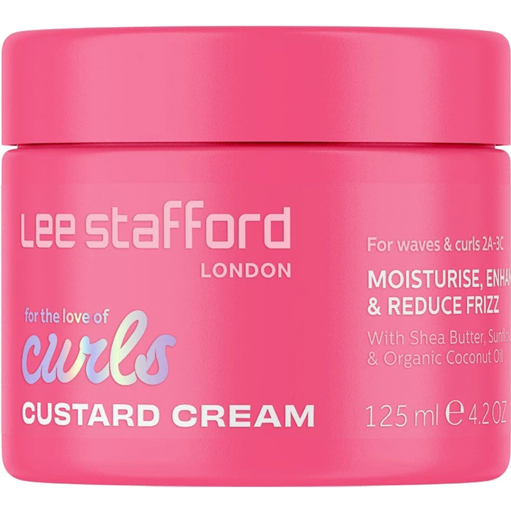 LEE STAFFORD For The Love Of Curls Custard Cream - Haarcreme mit Sheabutter und Kokosöl, zur Hydratisierung von gewelltem und lockigem Haar und zur Definition von Locken (Typen 2A-3C) - 125 ml