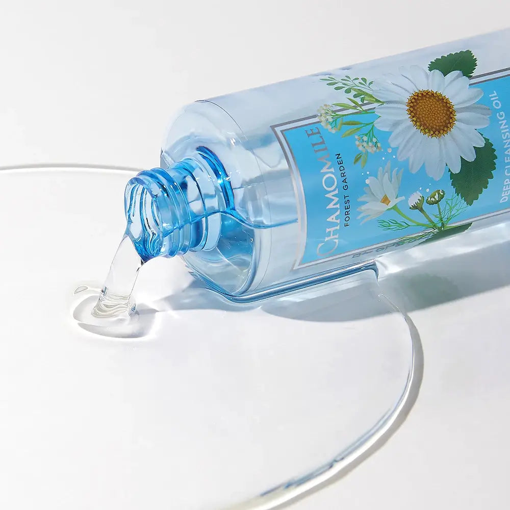 NATURE REPUBLIC Forest Garden Kamille - Reinigungsöl formuliert mit Kamillenextrakt und natürlichen Ölen, das hilft, Make-up, Unreinheiten und überschüssigen Talg zu entfernen und den Hautkomfort zu erhalten - 200 ml