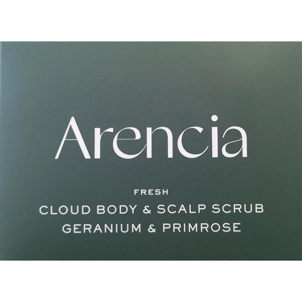 ARENCIA Fresh Cloud Körper- und Kopfhautpeeling Geranie und Nachtkerze, 260 g