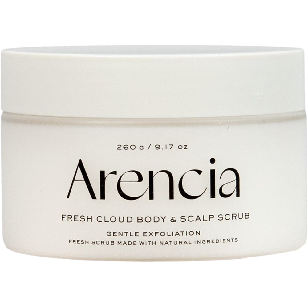 ARENCIA Fresh Cloud Körper- und Kopfhautpeeling Weißer Tee und Neroli 260 g