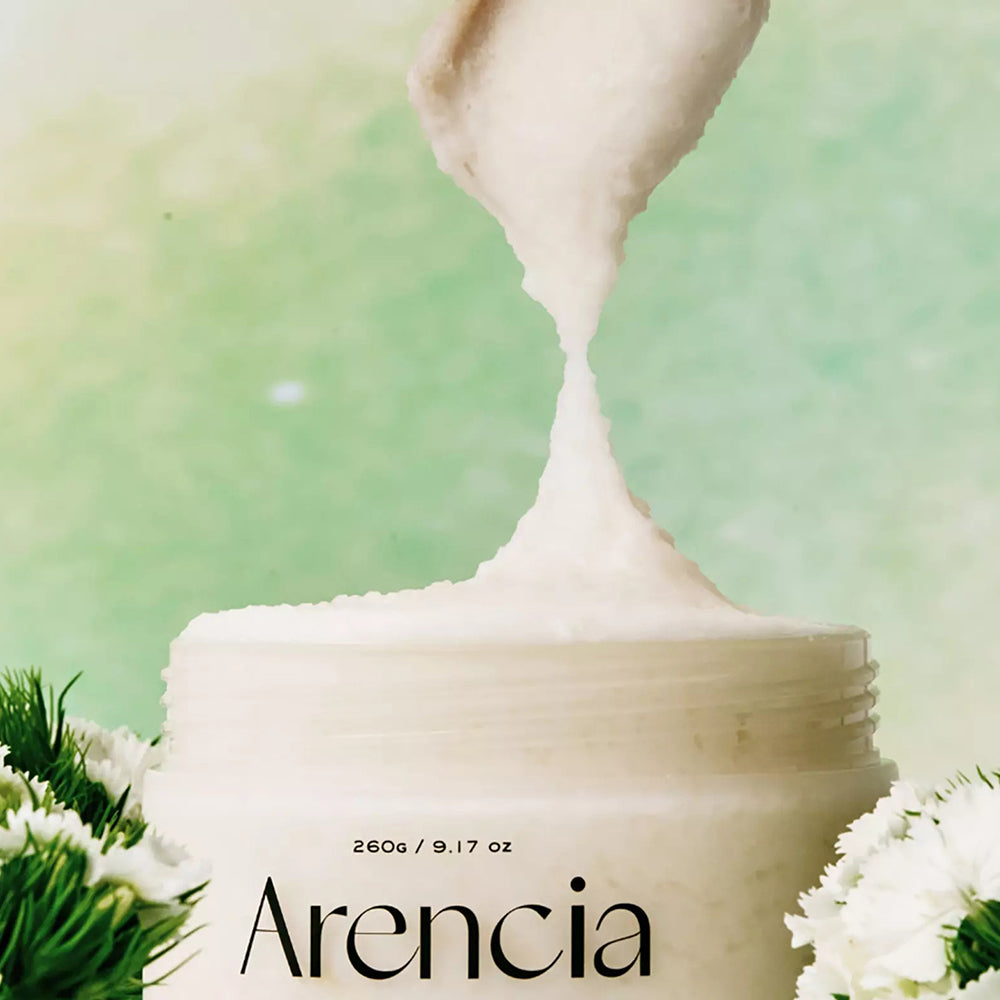 ARENCIA Fresh Cloud Körper- und Kopfhautpeeling Weißer Tee und Neroli 260 g
