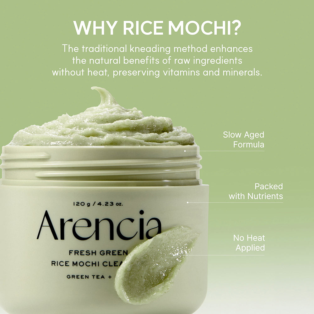 ARENCIA Frischer Grüner Reis Mochi Reiniger, 120 gr