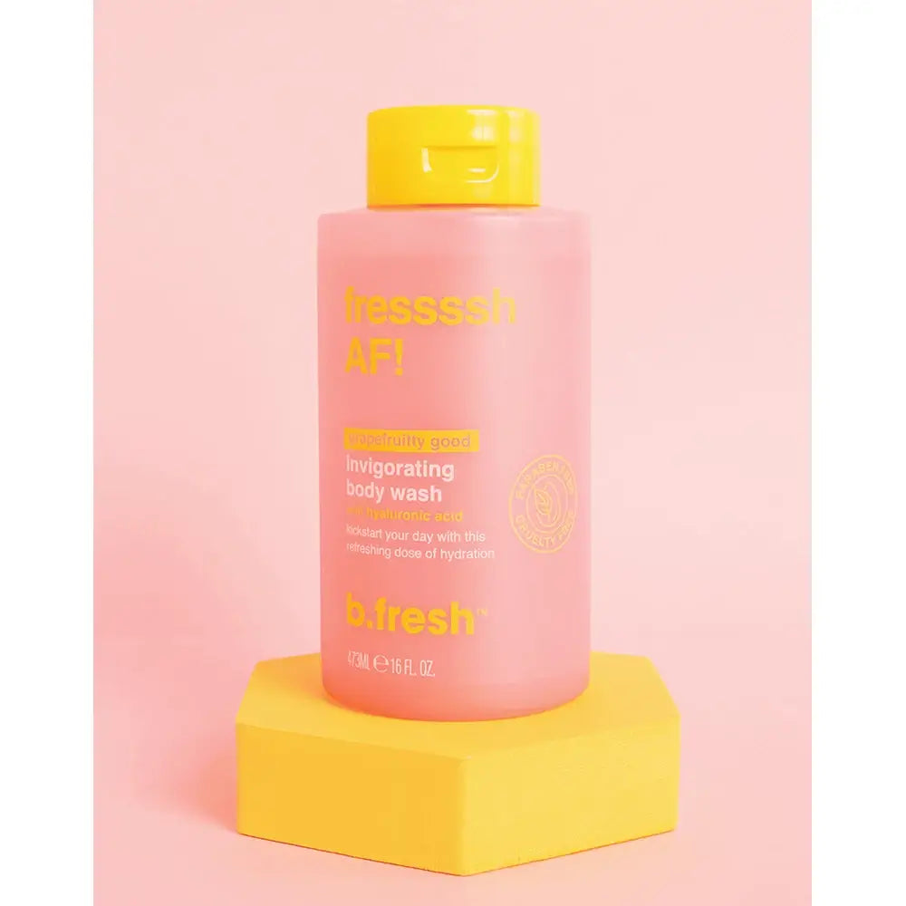 B.fresh Fressssh AF Gel de Dus Revigorant cu aroma de Grapefruit - Hidratare cu Acid Hialuronic