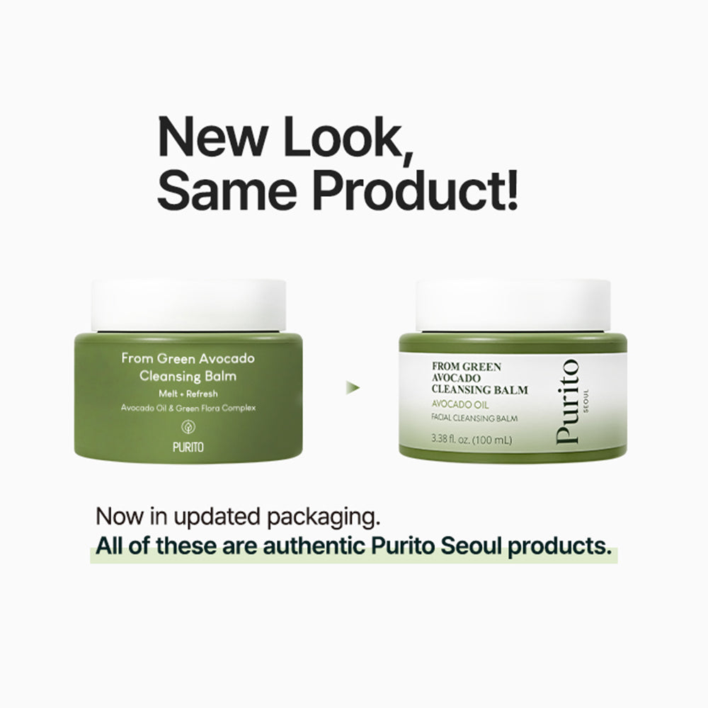 PURITO From Green Avocado Cleansing Balm - Reinigungsbalsam mit Avocadoöl und Grünkolextrakt zur Entfernung von Sonnenschutz, Schmutz und Unreinheiten - 100 ml