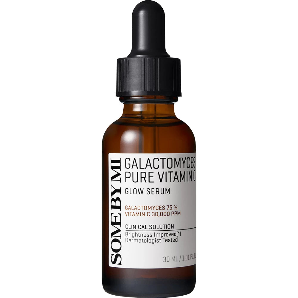 SOME BY MI Galactomyces Pure Vitamin C Glow Serum - Serum mit fermentierten Galactomyces und reinem Vitamin C für einen ebenmäßigen und strahlenden Teint - 30 ml