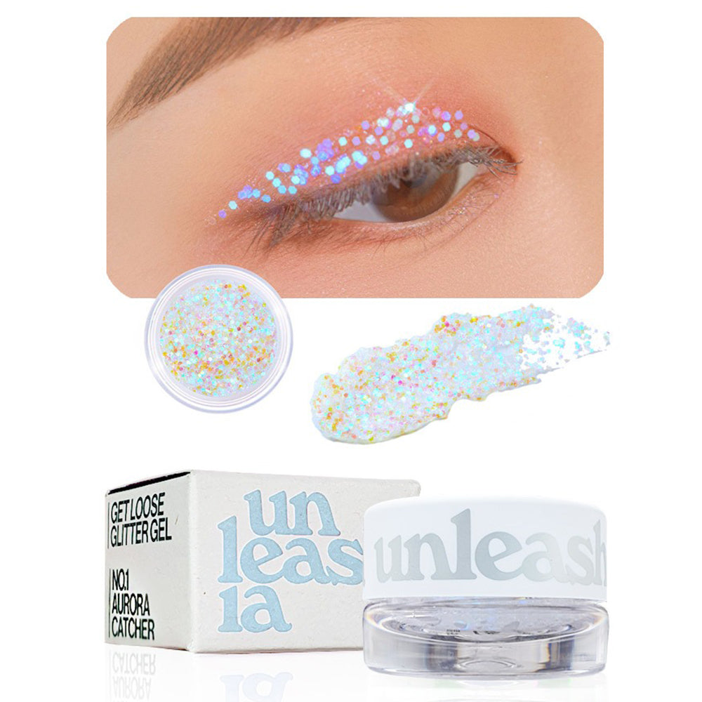 UNLEASHIA Get Loose Glitter Gel Mini - Nr. 1 Aurora Catcher