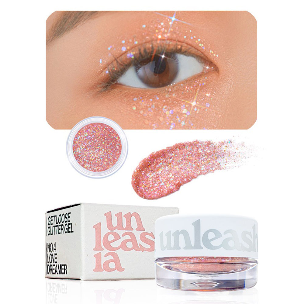 UNLEASHIA Get Loose Glitter Gel Mini - No. 4 Love Dreamer