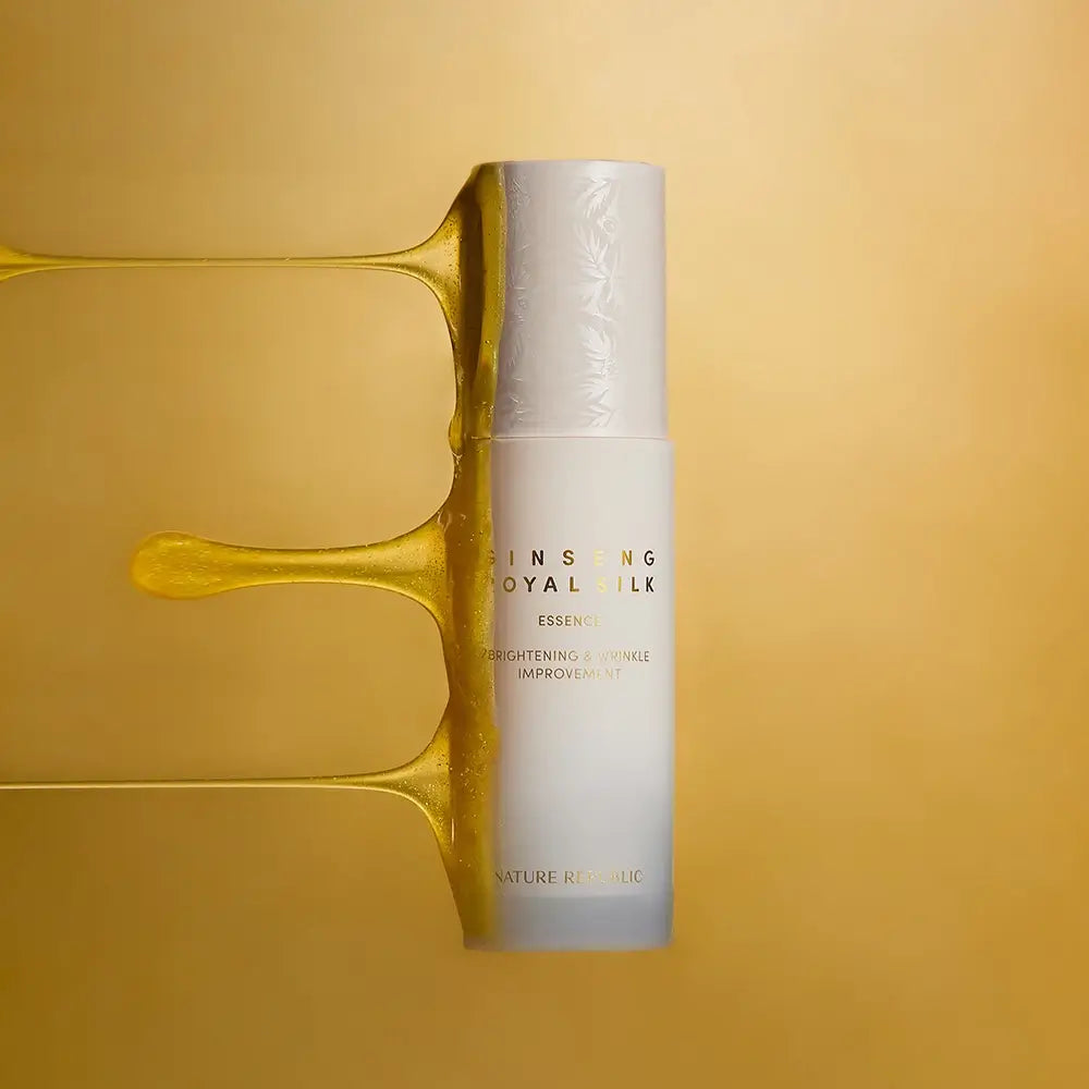 NATURE REPUBLIC Ginseng Royal Silk Essenz für das Gesicht Aufhellend - Intensive Nährstoffe und Glanz, 40 ml