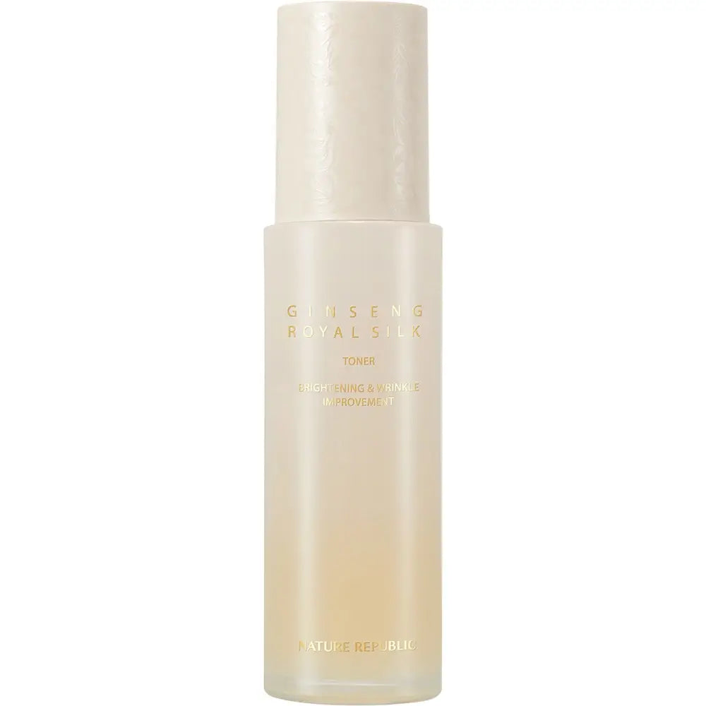 NATURE REPUBLIC Ginseng Royal Silk Toner Feuchtigkeitsspendendes Gesichtswasser – Intensive Feuchtigkeit und Anti-Falten-Wirkung mit Ginseng und Gold, 130 ml